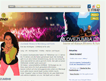 Tablet Screenshot of ilovezumba.de